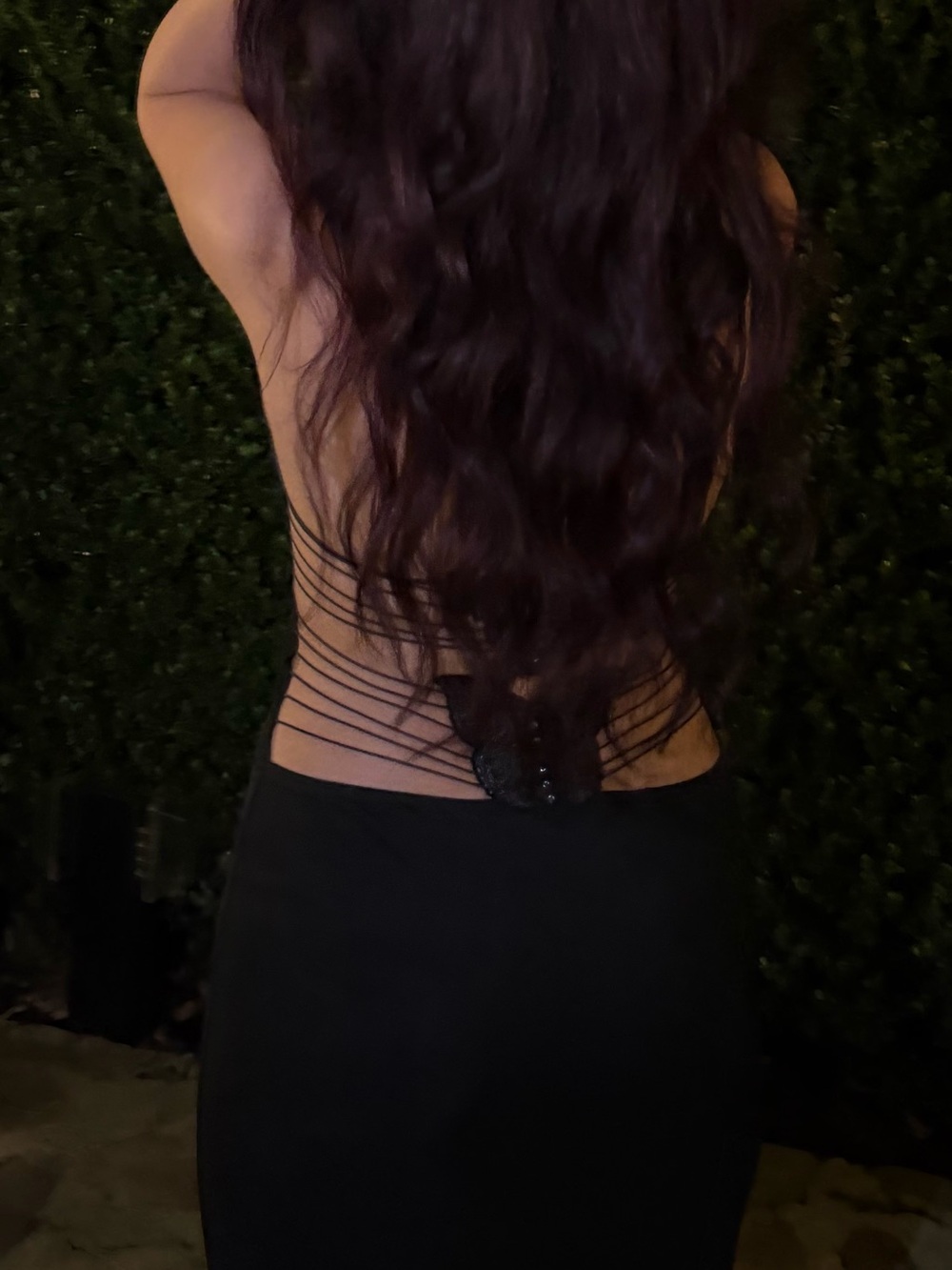 I.AM.GIA Black Butterfly Backless Dress - Picture 3 of 3